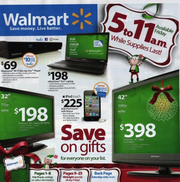 Walmart Black Friday Ad in 2011 | Black Friday 2011 Walmart